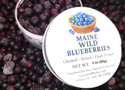 Organic Wild Maine Blueberries 3oz (6-Pack)