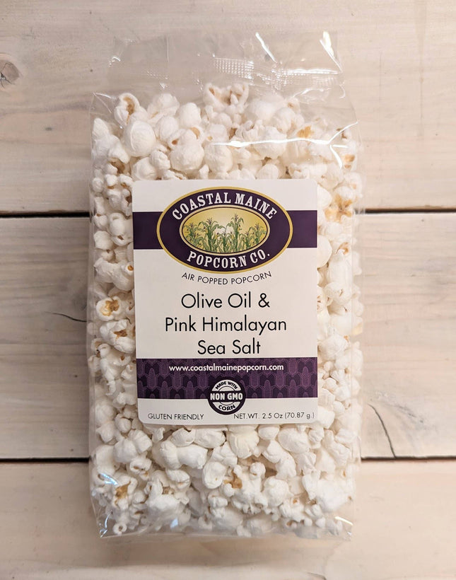 Olive Oil & Pink Himalayan Sea Salt Popcorn (Savory)
