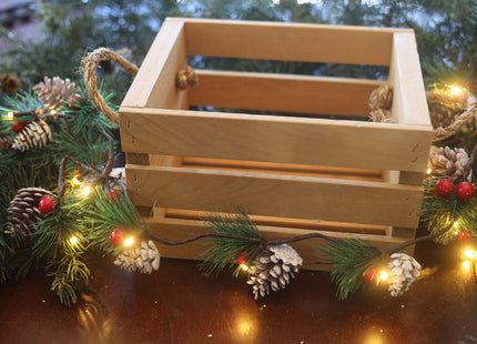 The Mistletoe Shop - Handmade Wooden Crate