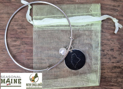 Maine Charm Bangle Bracelet