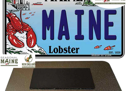 Maine Lobster Novelty Metal Magnet