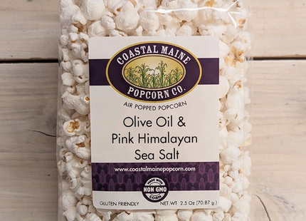 Coastal Maine Popcorn Co. - Olive Oil & Pink Himalayan Sea Salt Popcorn