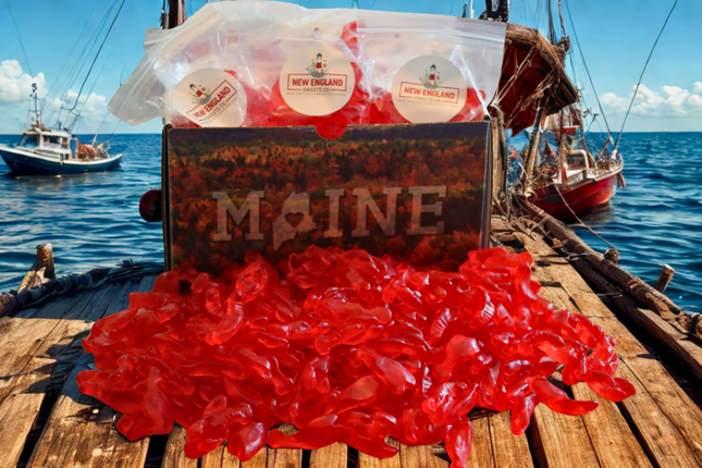 Maine Lobster Gummy Candy, 4oz Bag