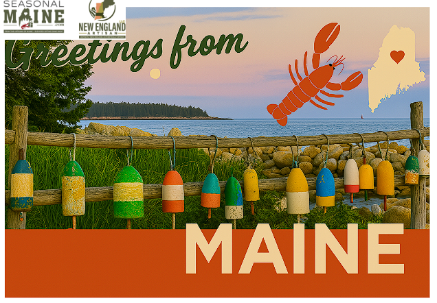 Maine Buoy 5x7 Post Card